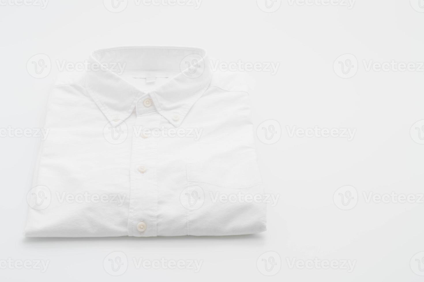 White shirt on white photo