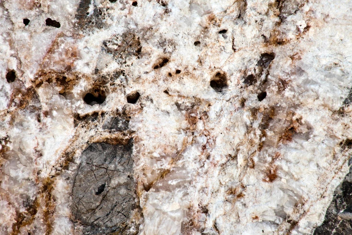 Natural Pattern Salty Rocks Surface photo