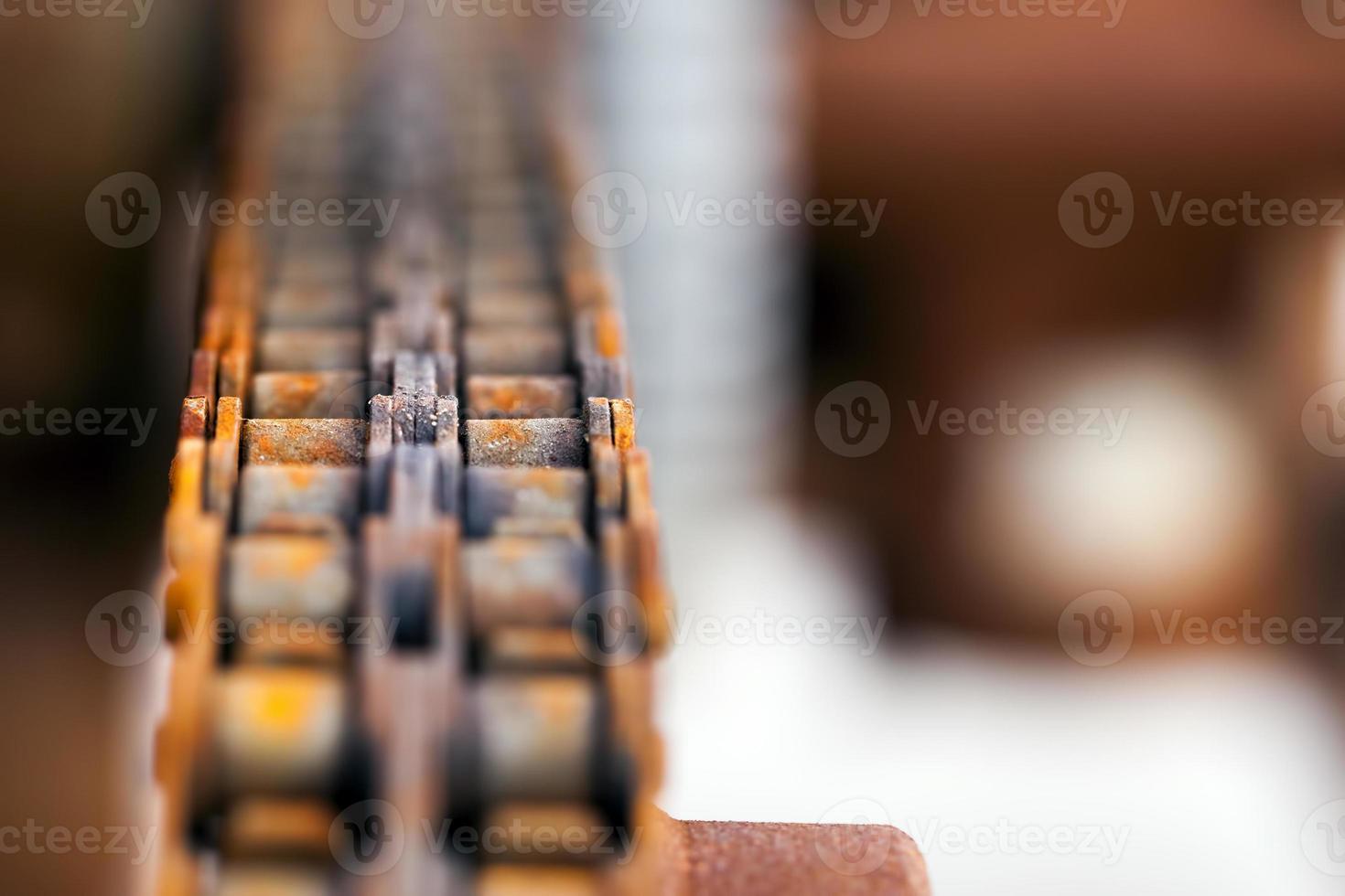 Abstract Grunge Rusty Metal Chain photo