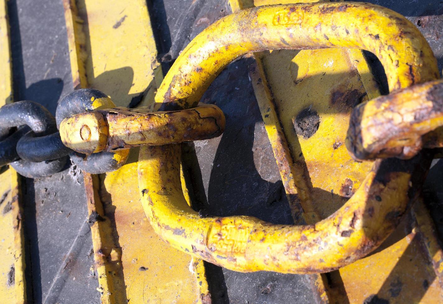 Abstract Grunge Rusty Metal Chain photo