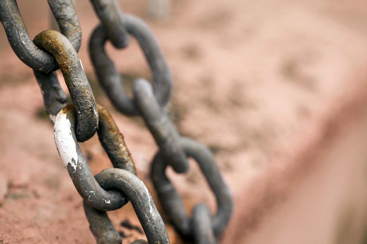 Abstract Grunge Rusty Metal Chain photo