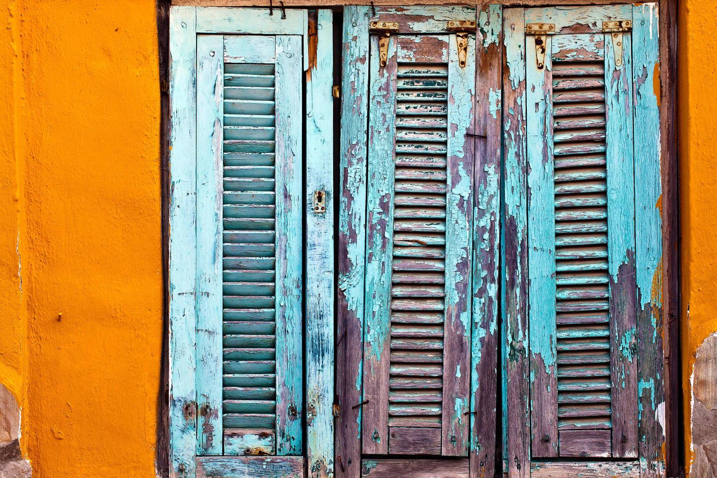 Abstract Ancient Building Houses Windows photo