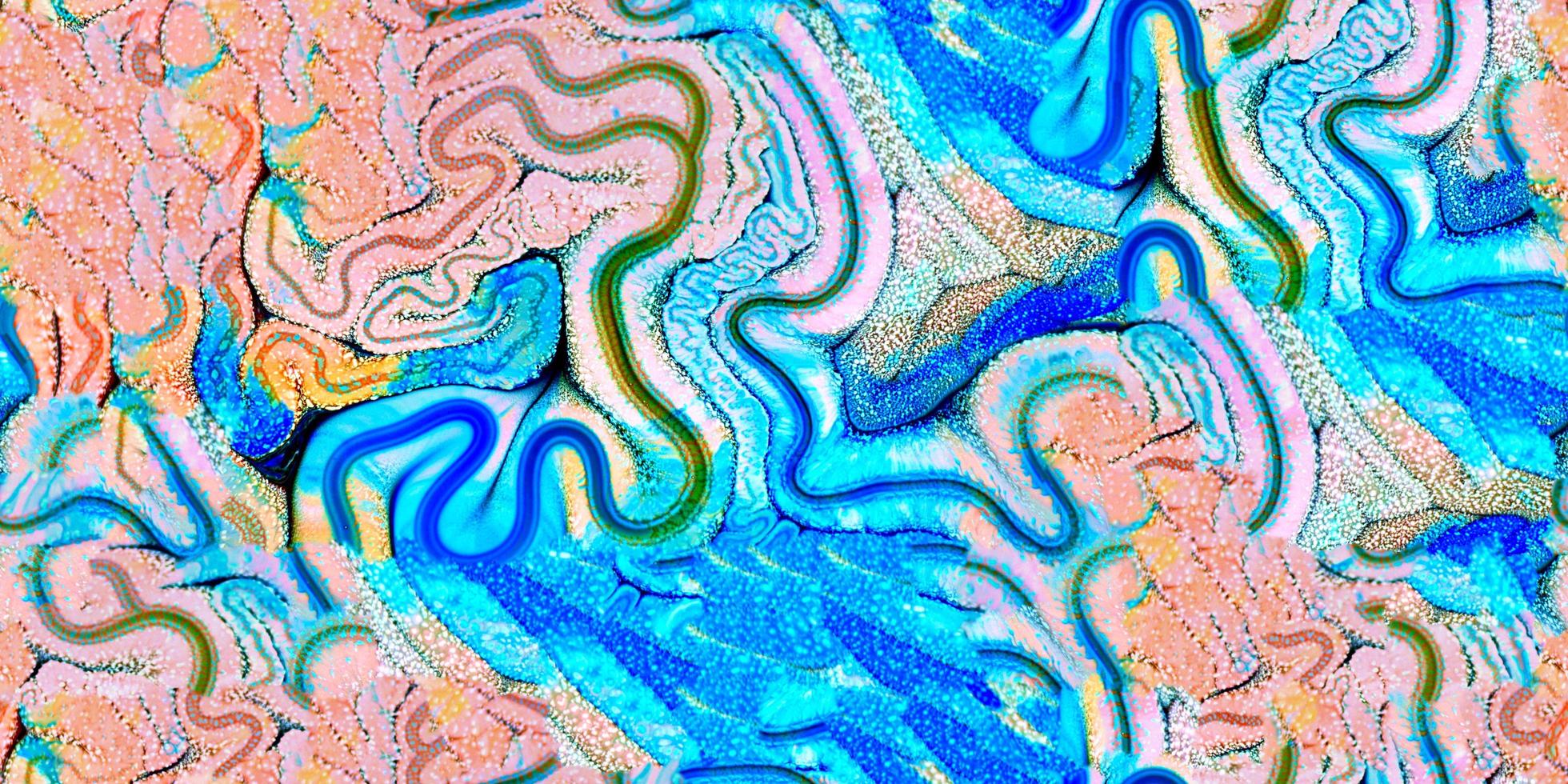 Abstract Colorful Paint Surreal Samless and Tileable Background photo