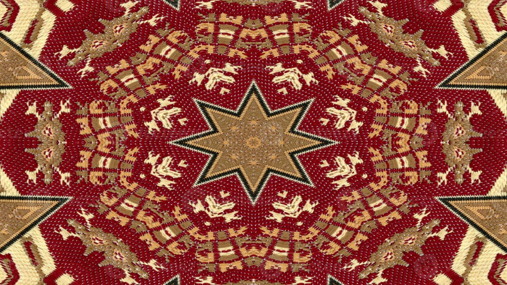 Ethnic Authentic Carpet Kaleidoscope photo