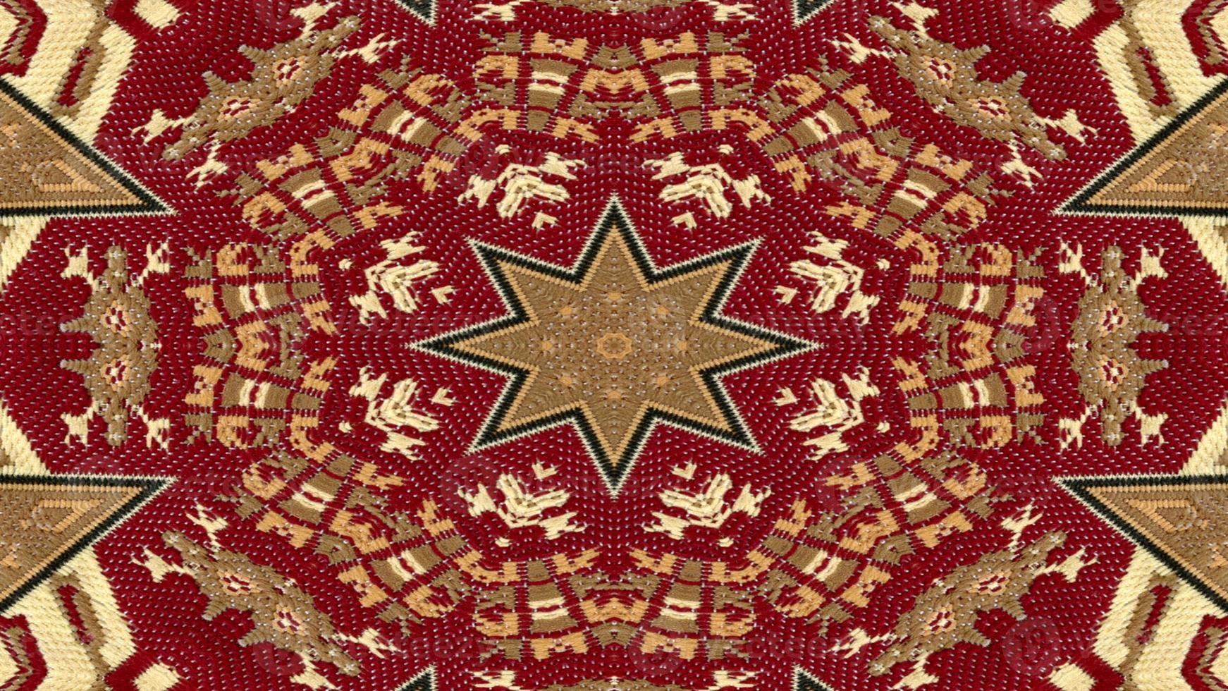 Ethnic Authentic Carpet Kaleidoscope photo