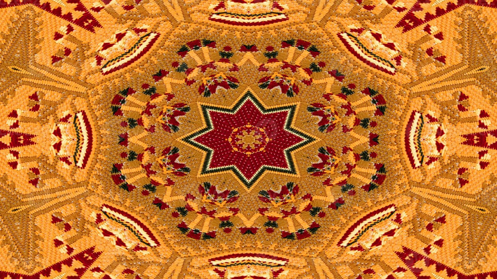 Ethnic Authentic Carpet Kaleidoscope photo