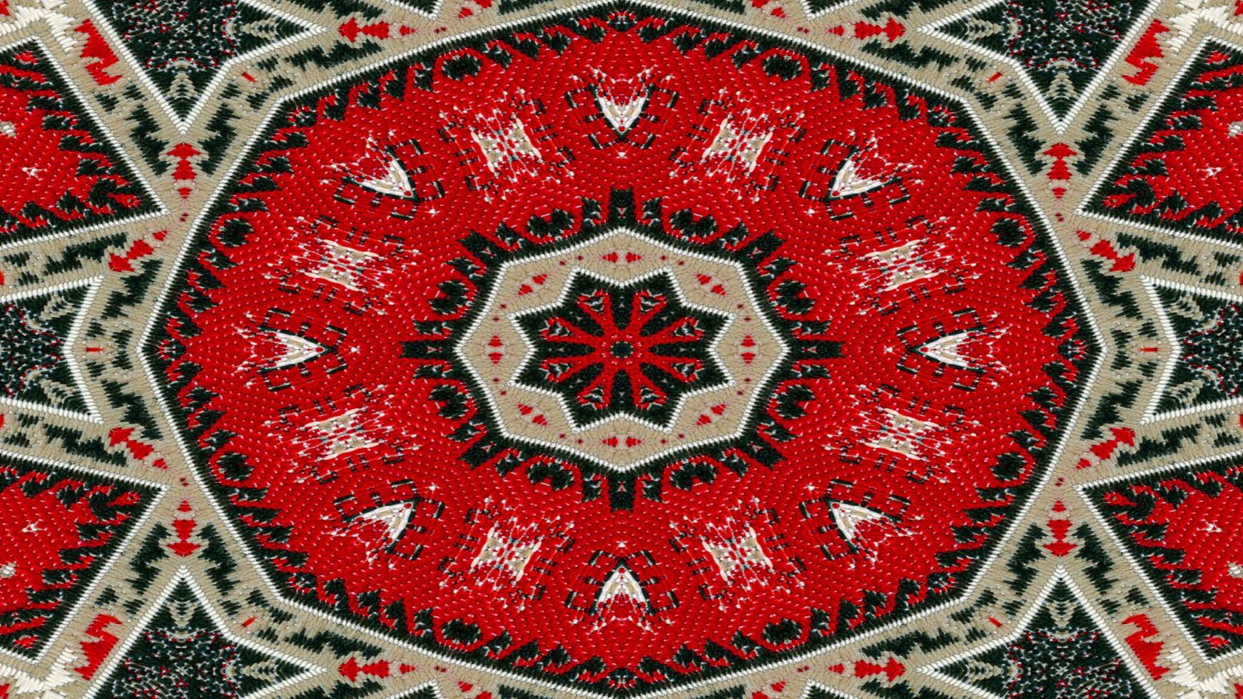 Ethnic Authentic Carpet Kaleidoscope photo