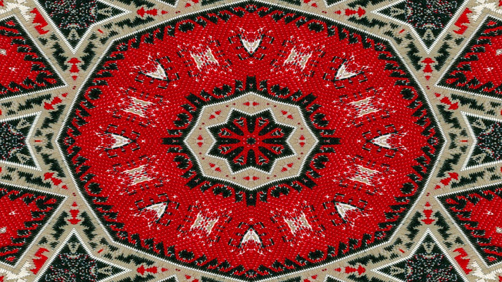 Ethnic Authentic Carpet Kaleidoscope photo