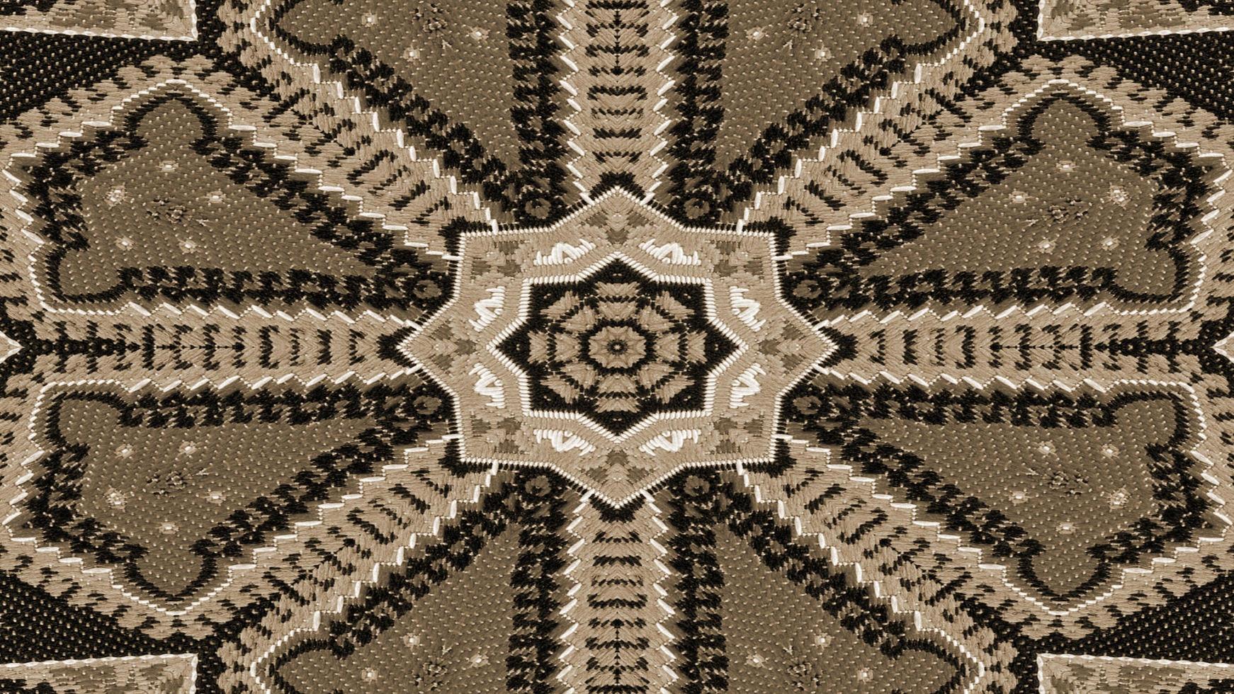 Ethnic Authentic Carpet Kaleidoscope photo