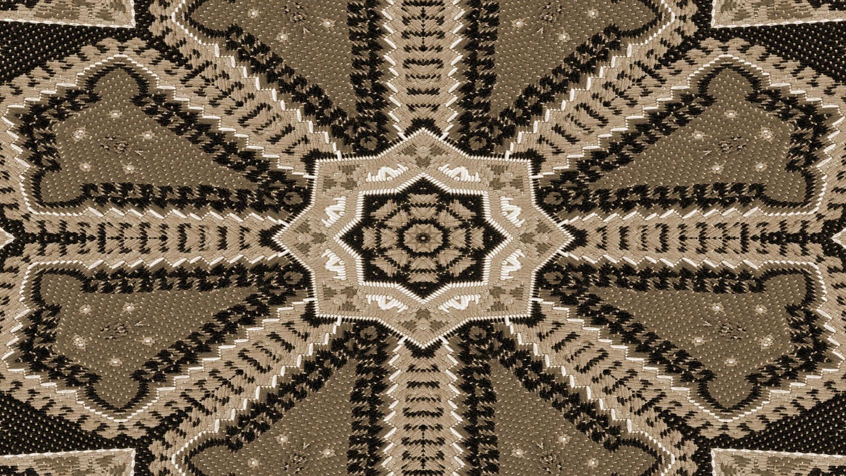 Ethnic Authentic Carpet Kaleidoscope photo