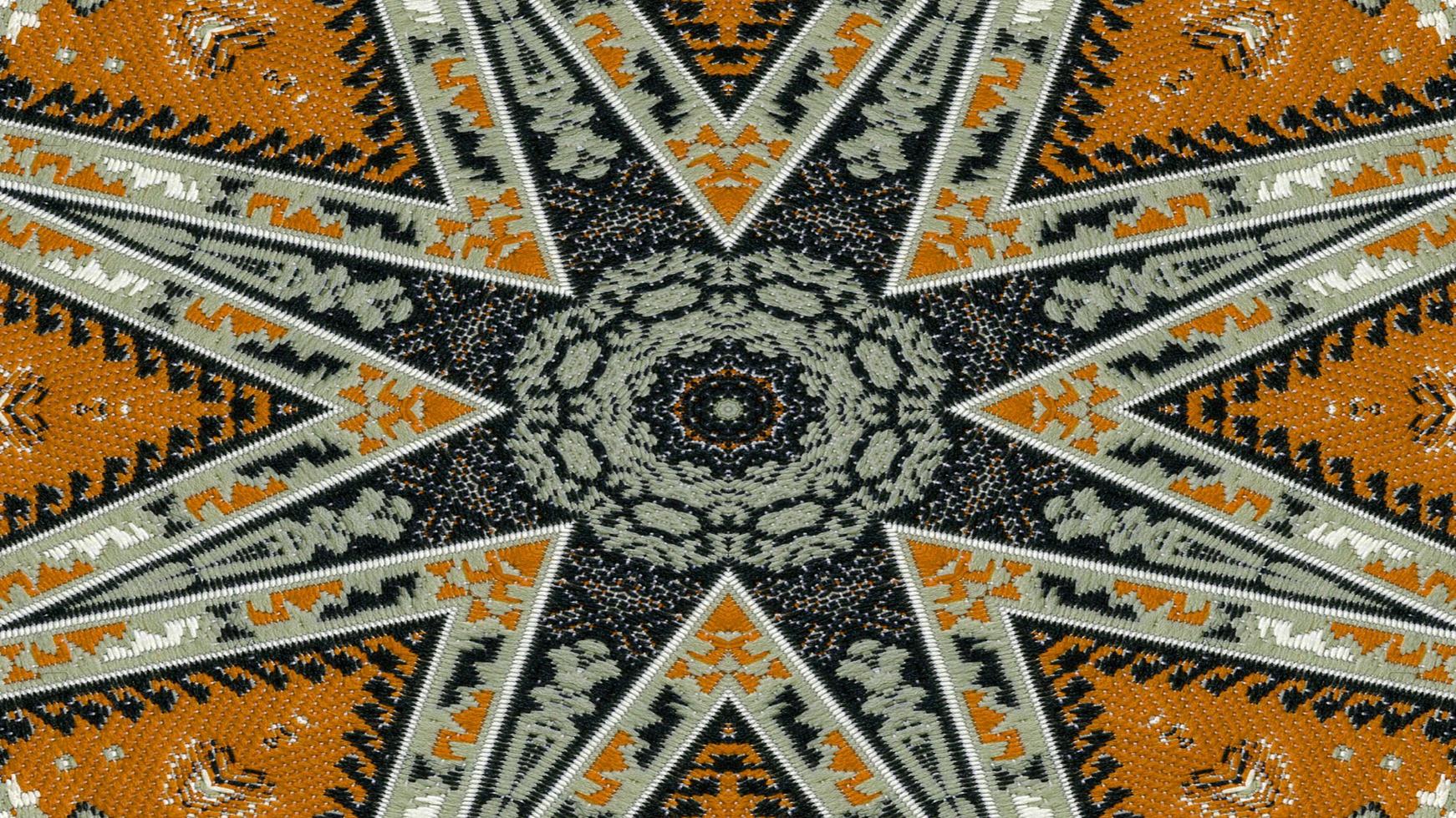 Ethnic Authentic Carpet Kaleidoscope photo