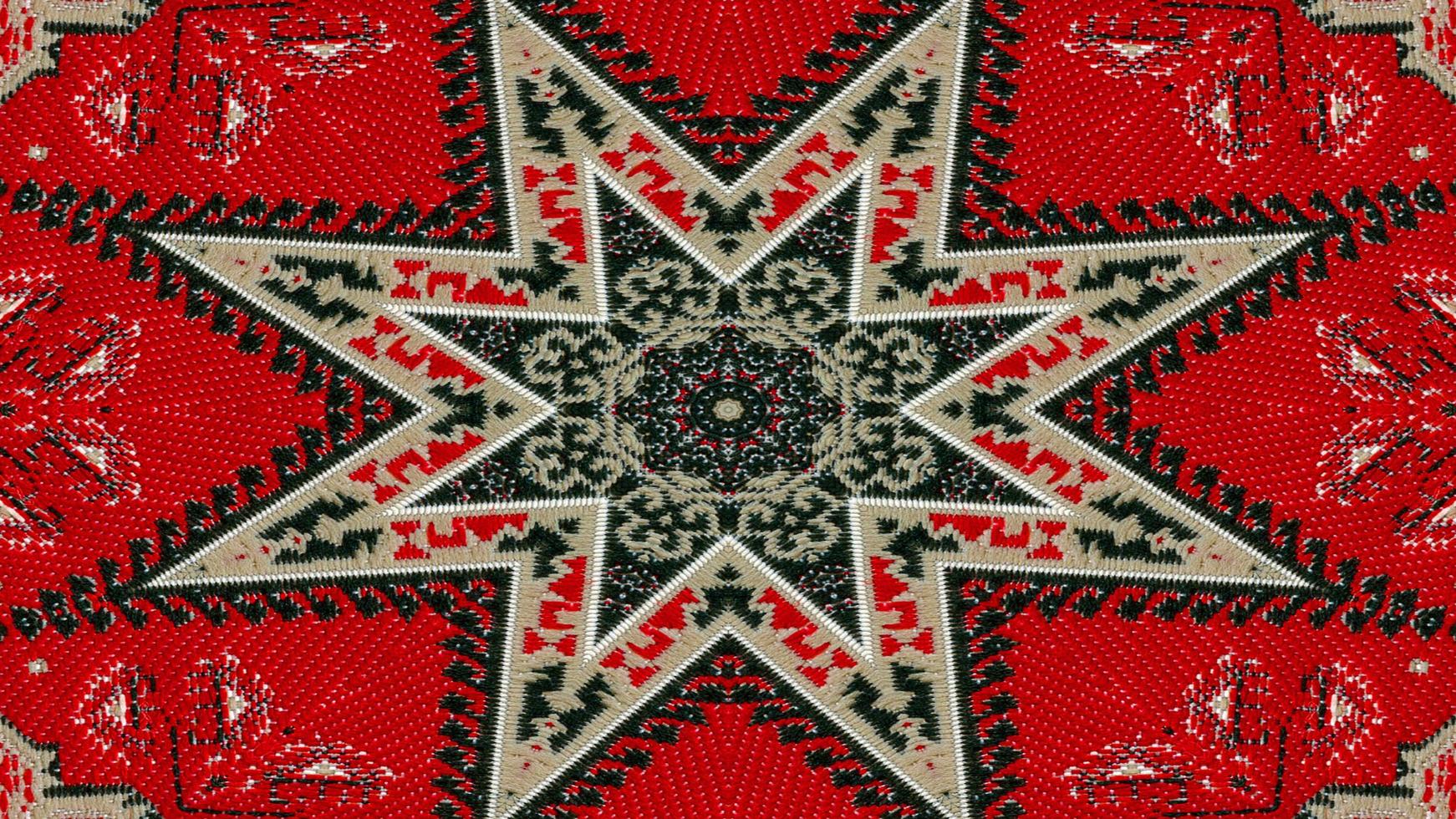 Ethnic Authentic Carpet Kaleidoscope photo