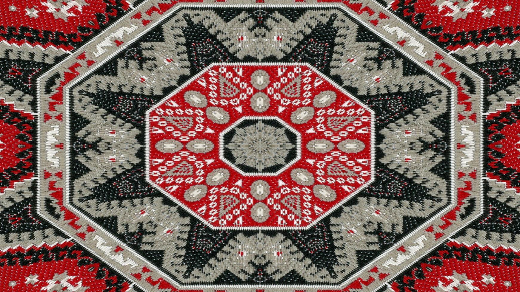 Ethnic Authentic Carpet Kaleidoscope photo