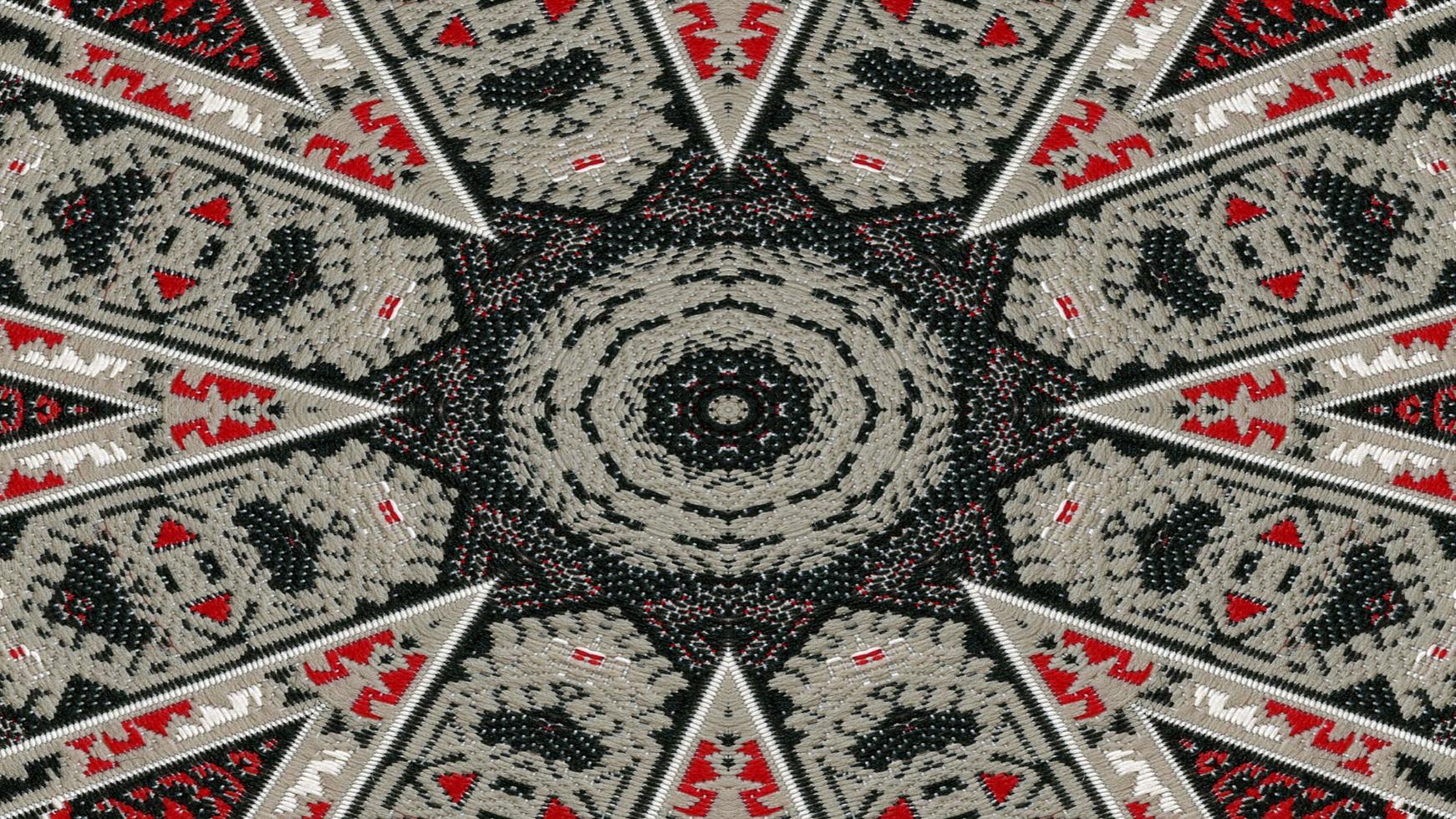 Ethnic Authentic Carpet Kaleidoscope photo