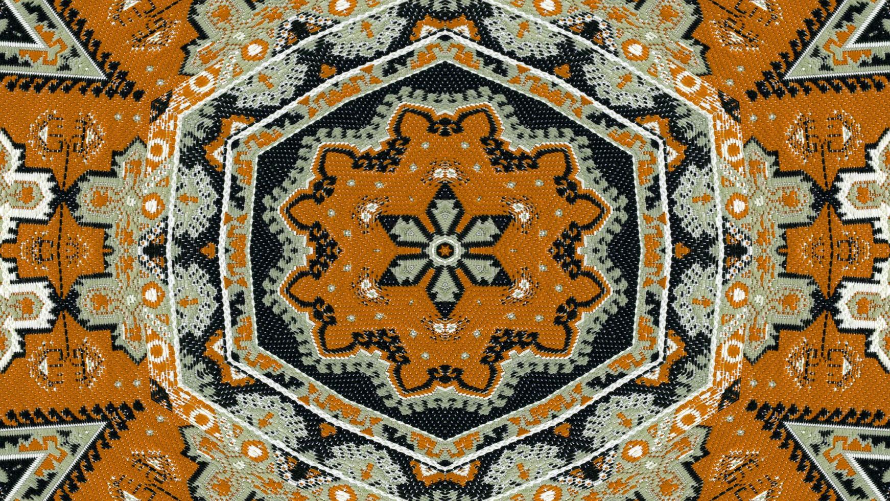 Ethnic Authentic Carpet Kaleidoscope photo
