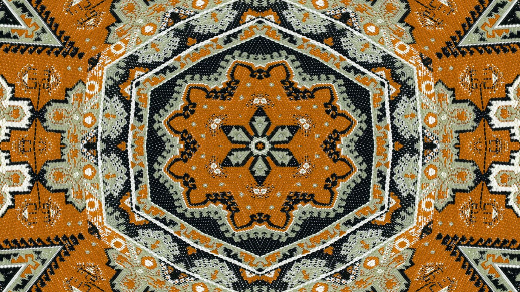 Ethnic Authentic Carpet Kaleidoscope photo