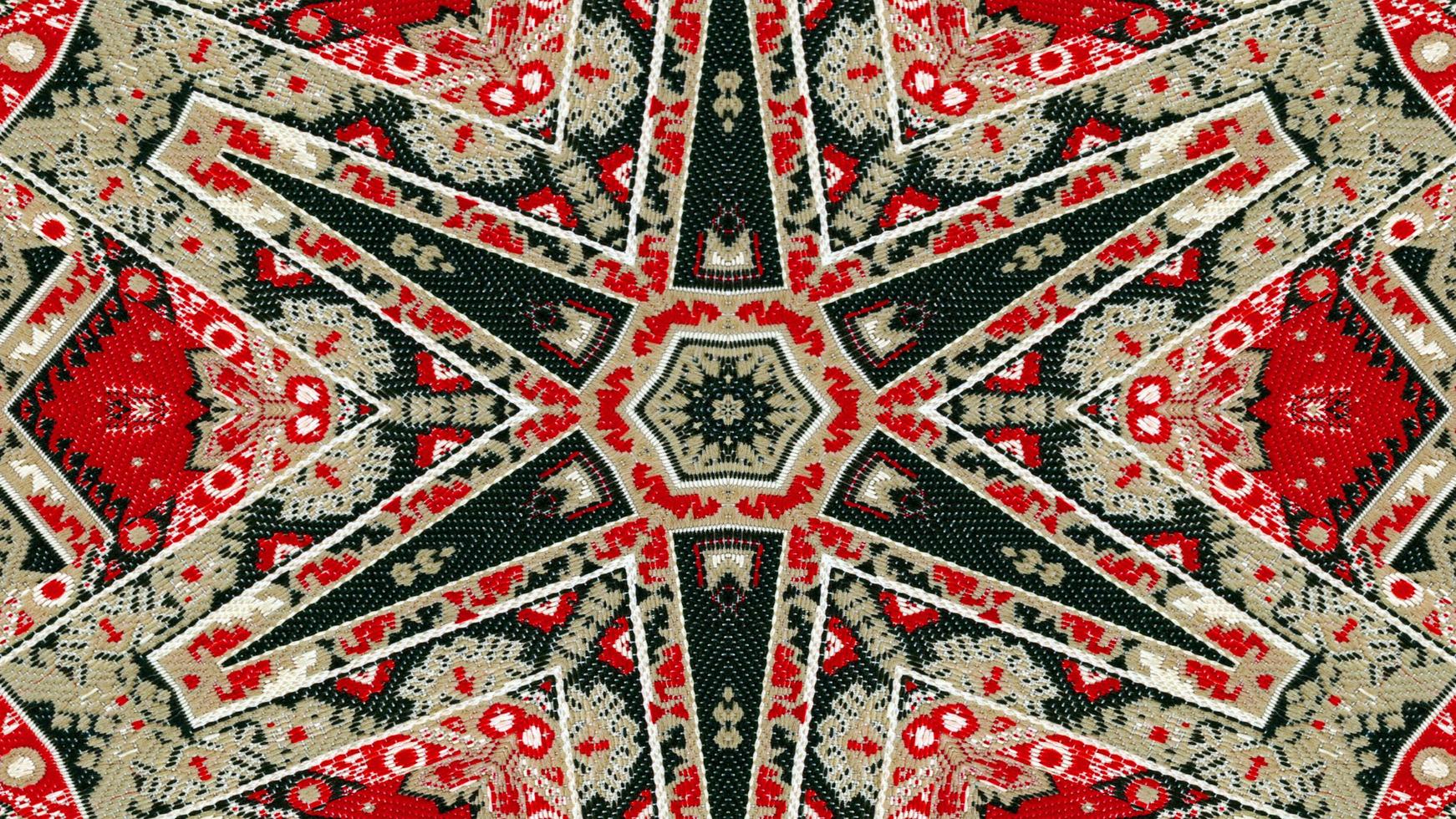 Ethnic Authentic Carpet Kaleidoscope photo