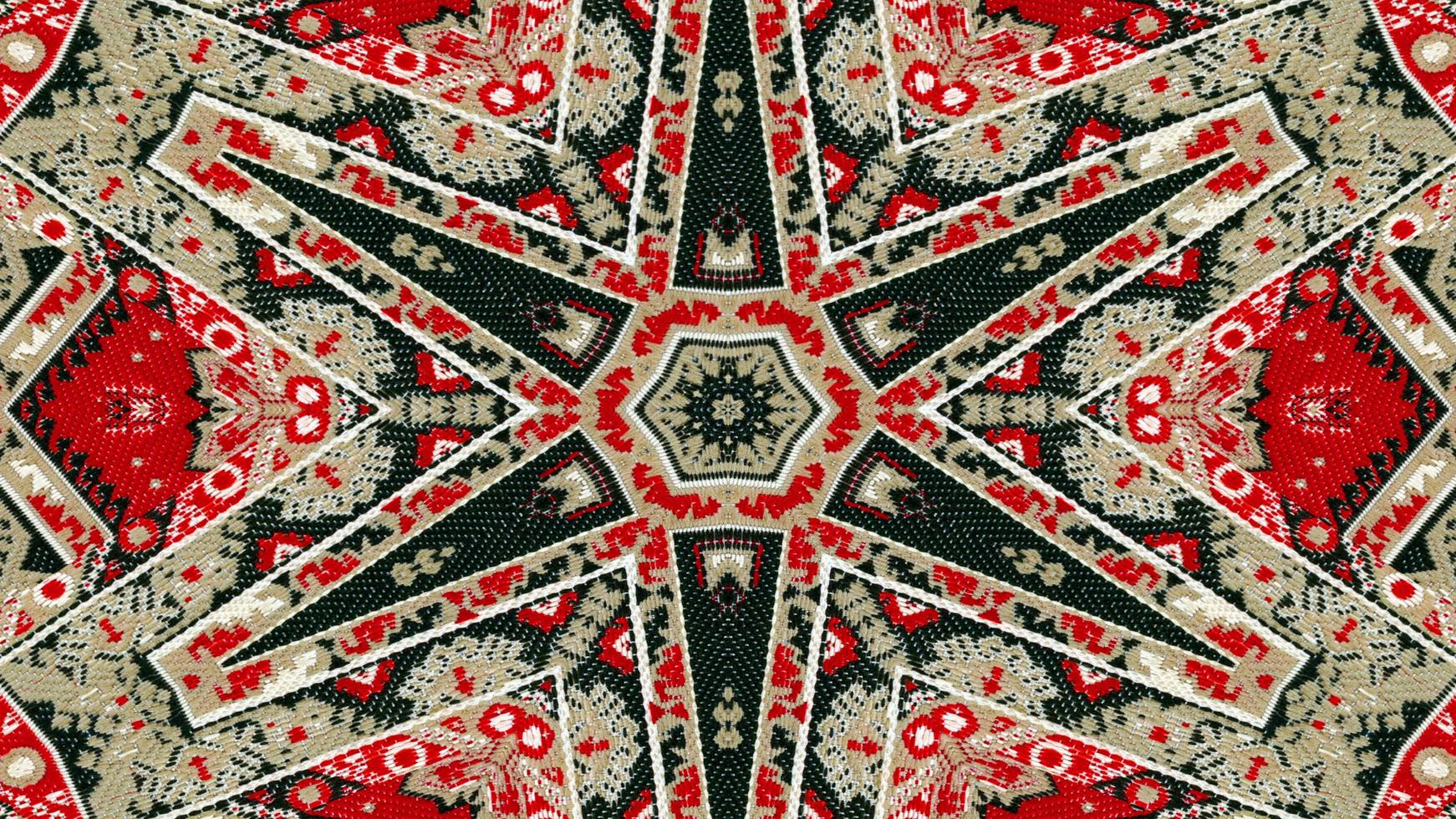 Ethnic Authentic Carpet Kaleidoscope photo