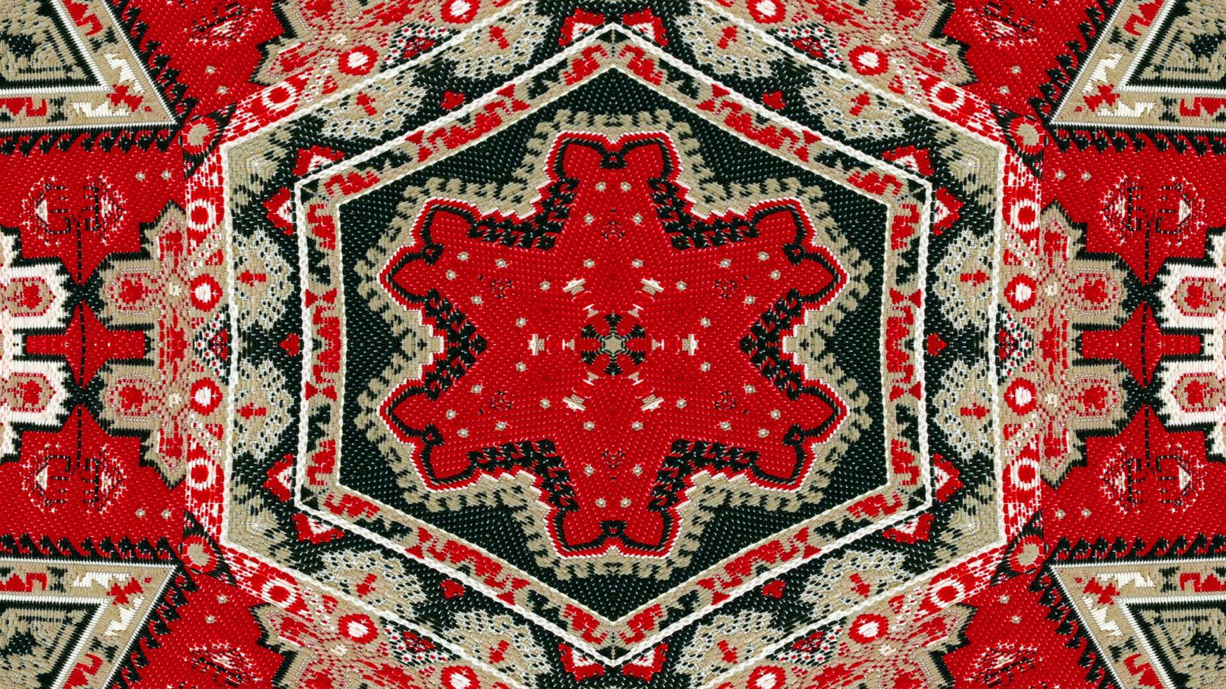 Ethnic Authentic Carpet Kaleidoscope photo