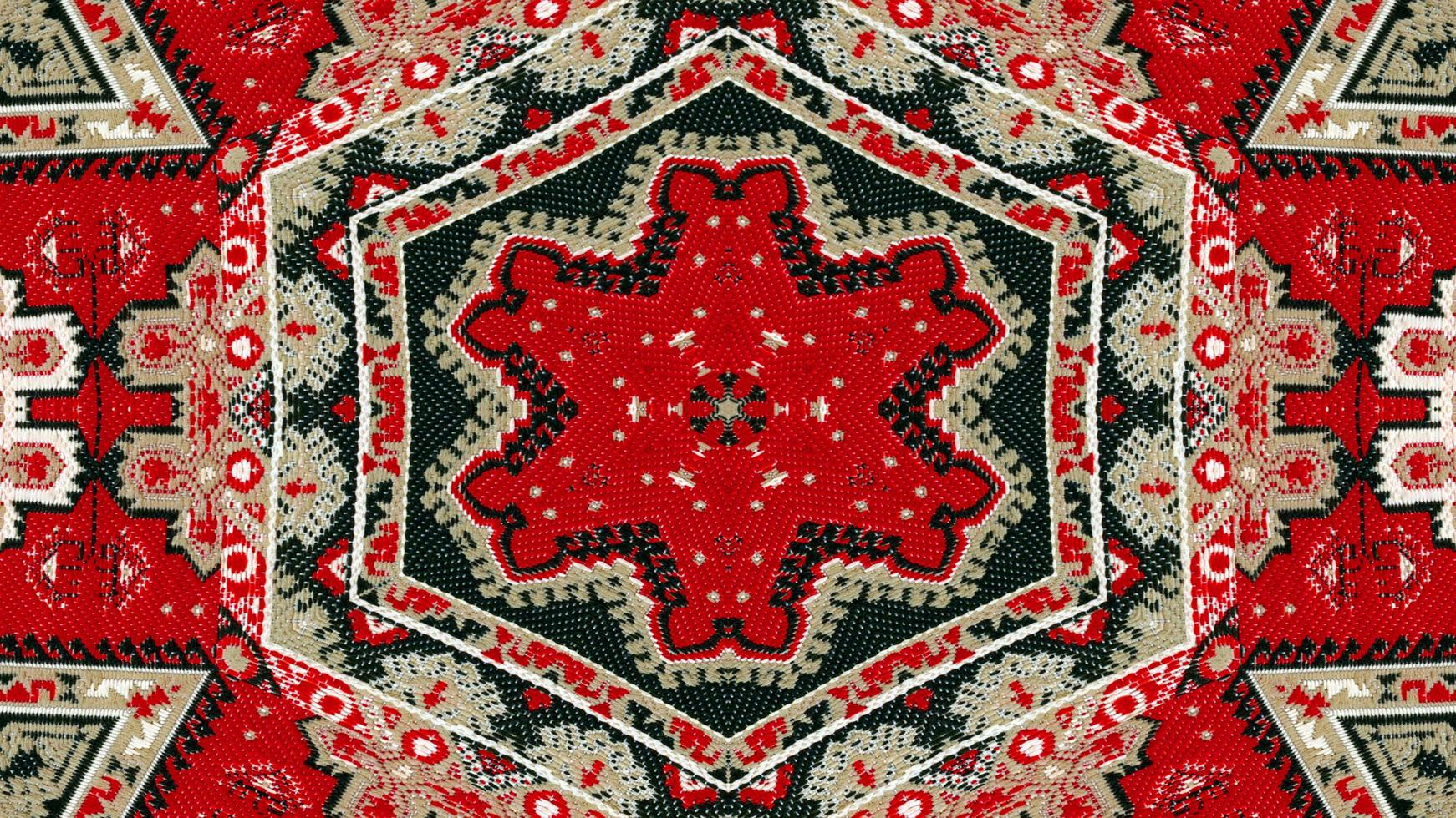 Ethnic Authentic Carpet Kaleidoscope photo