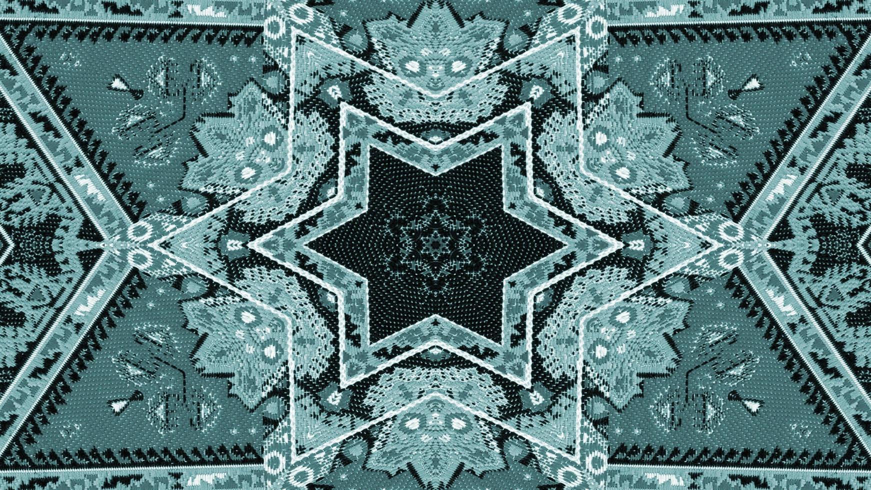 Ethnic Authentic Carpet Kaleidoscope photo