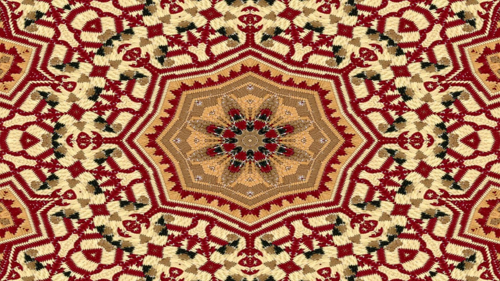 Ethnic Authentic Carpet Kaleidoscope photo