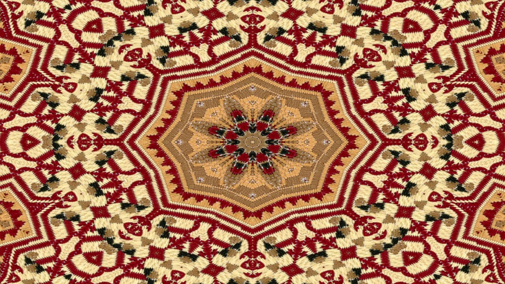 Ethnic Authentic Carpet Kaleidoscope photo