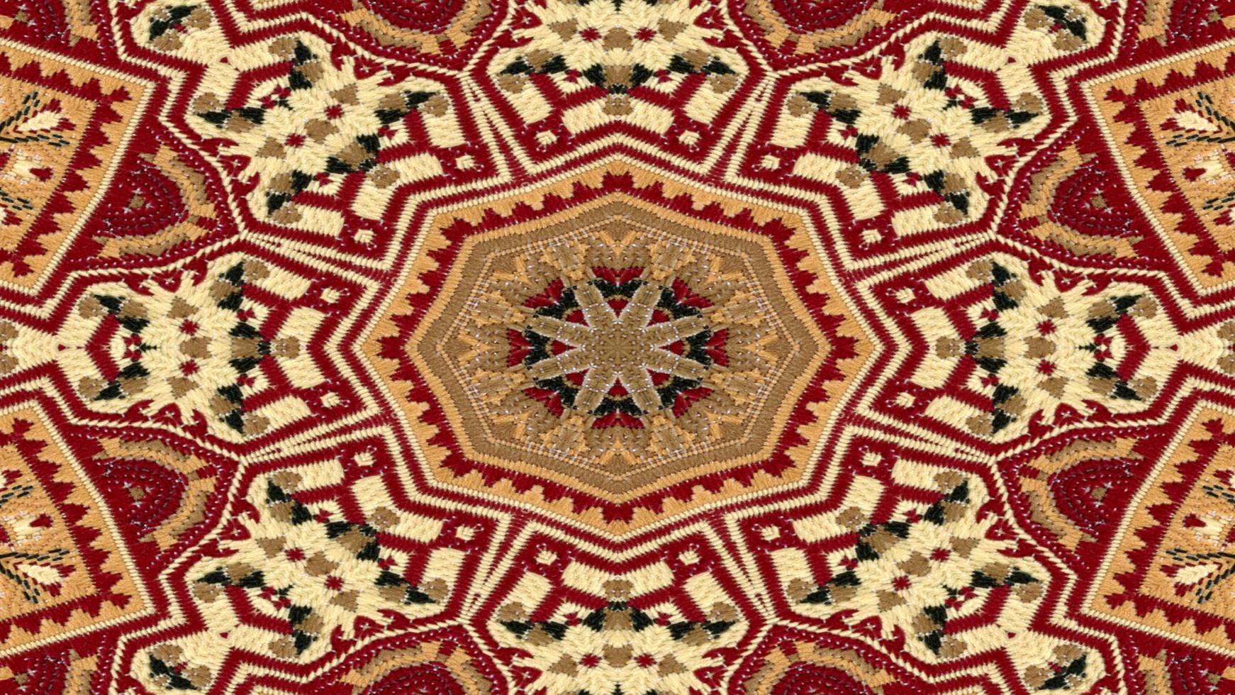 Ethnic Authentic Carpet Kaleidoscope photo