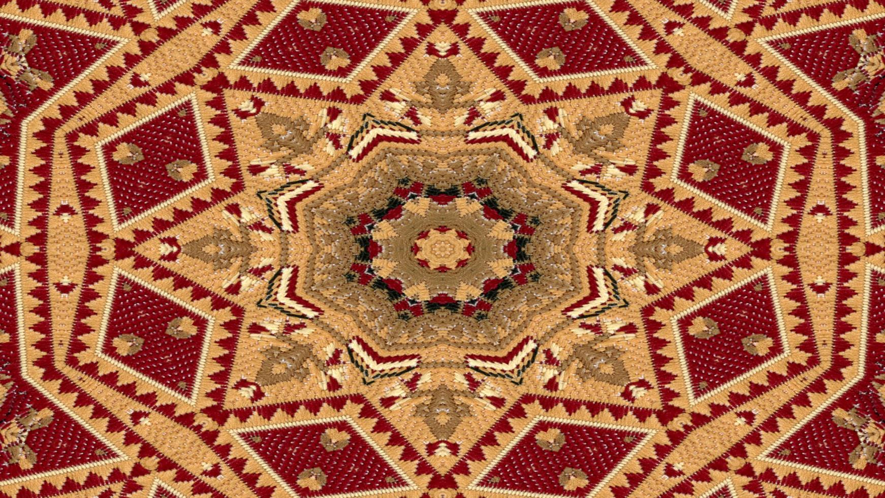 Ethnic Authentic Carpet Kaleidoscope photo