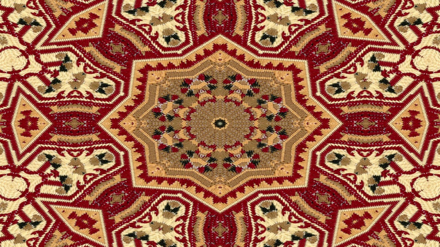 Ethnic Authentic Carpet Kaleidoscope photo
