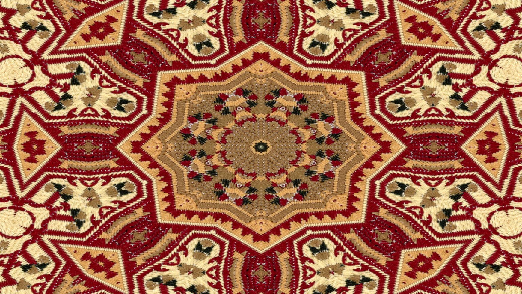 Ethnic Authentic Carpet Kaleidoscope photo