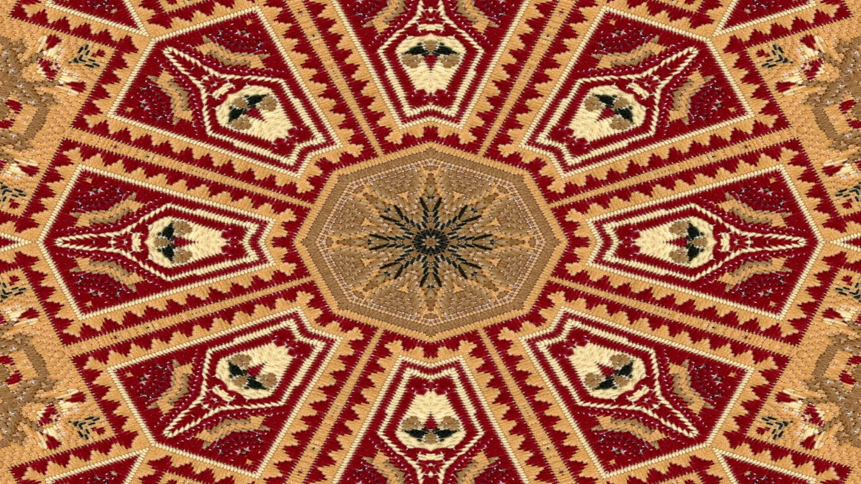 Ethnic Authentic Carpet Kaleidoscope photo