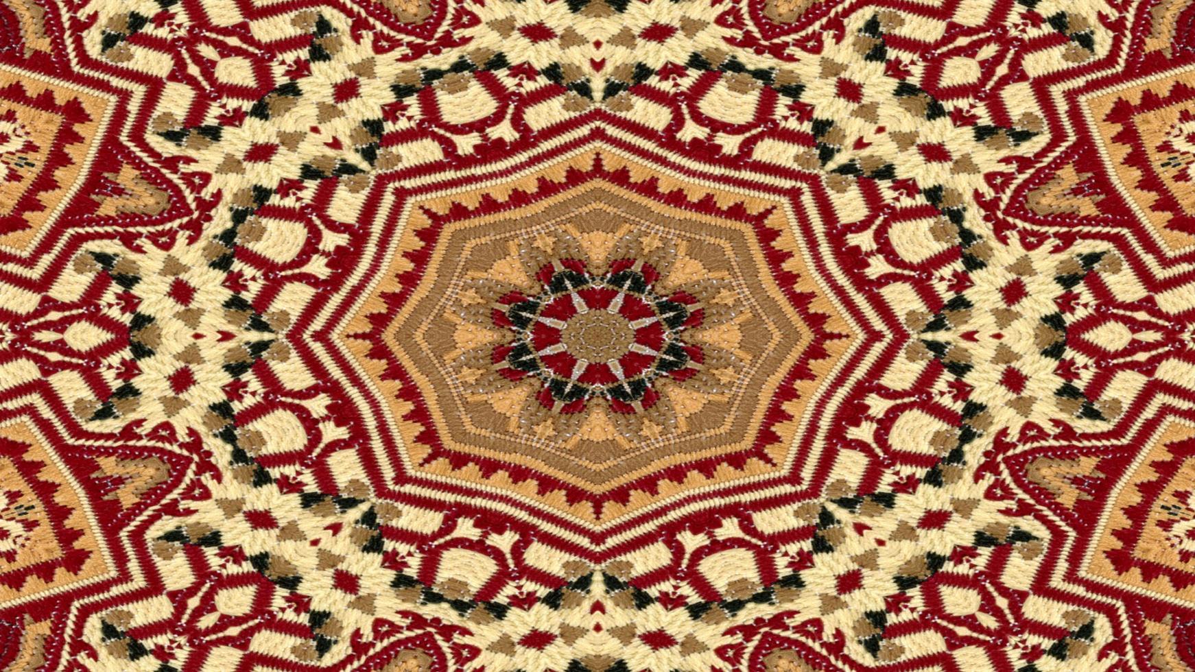 Ethnic Authentic Carpet Kaleidoscope photo