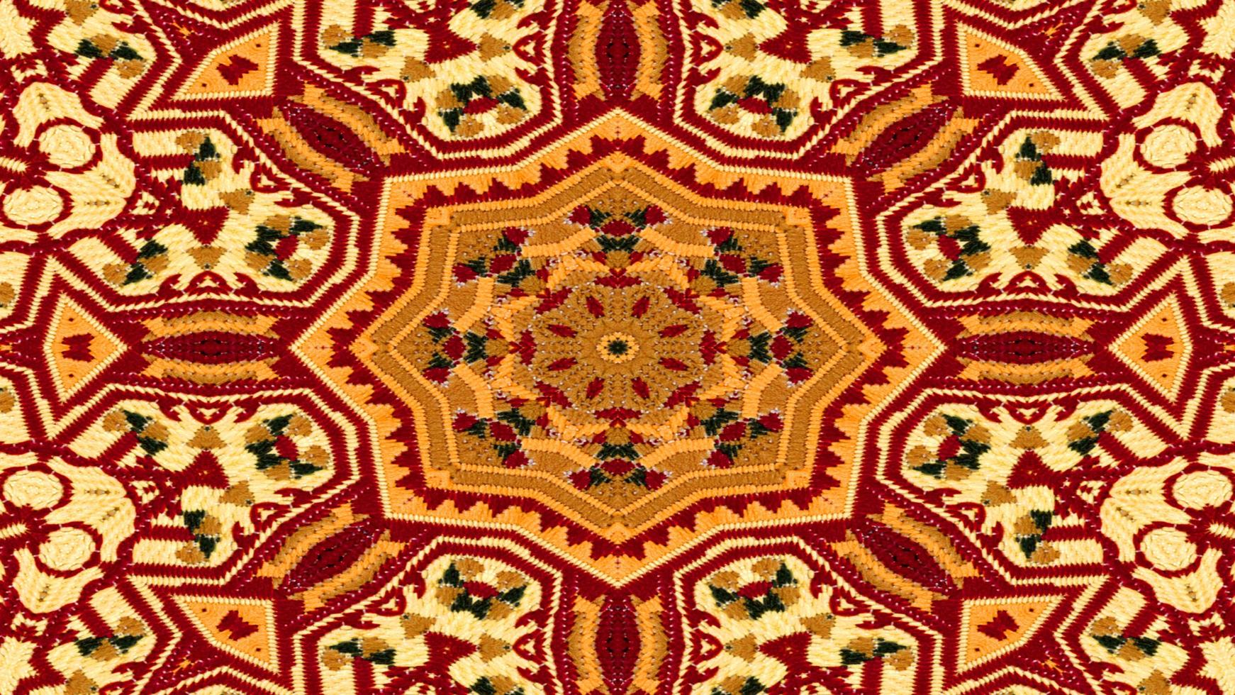Ethnic Authentic Carpet Kaleidoscope photo