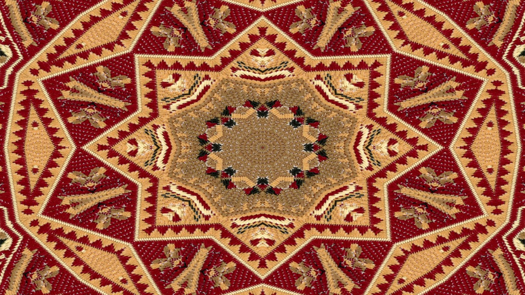 Ethnic Authentic Carpet Kaleidoscope photo