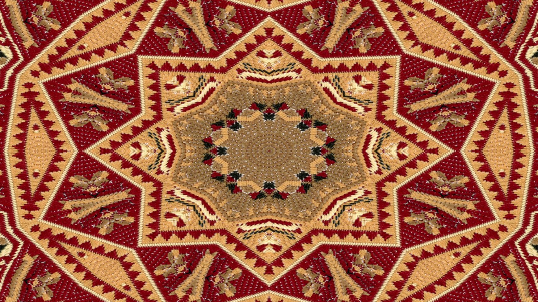 Ethnic Authentic Carpet Kaleidoscope photo