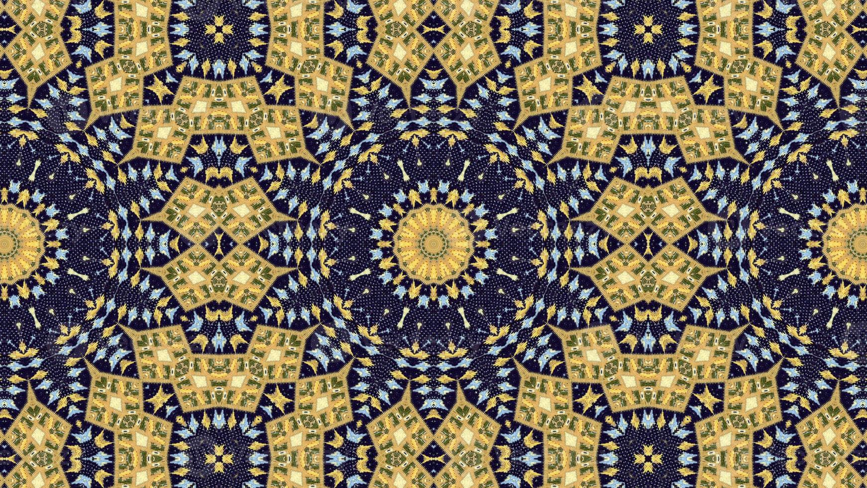 Ethnic Authentic Carpet Kaleidoscope photo