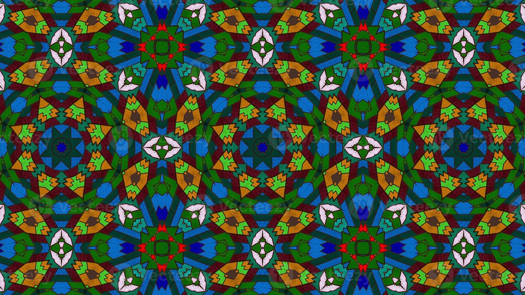 Ethnic Authentic Carpet Kaleidoscope photo