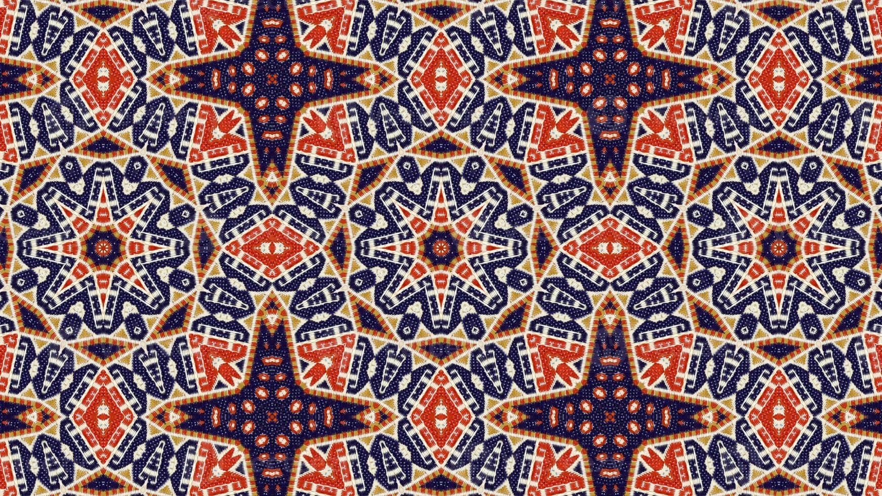 Ethnic Authentic Carpet Kaleidoscope photo