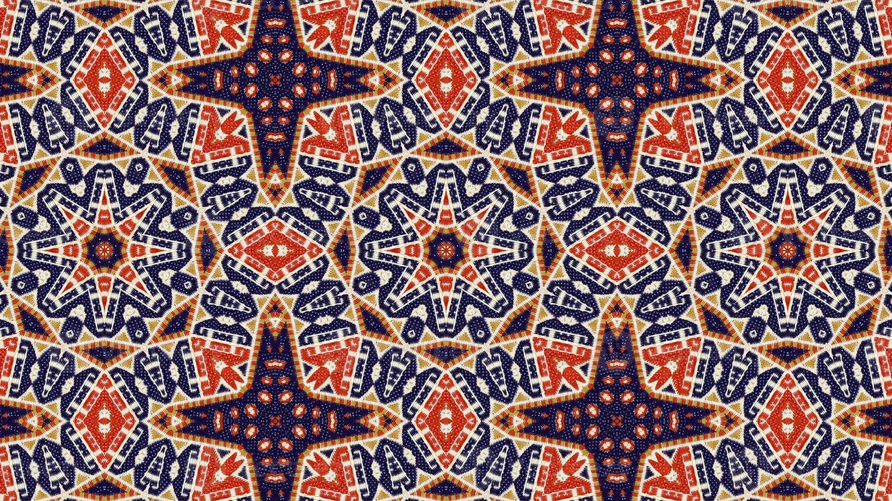 Ethnic Authentic Carpet Kaleidoscope photo