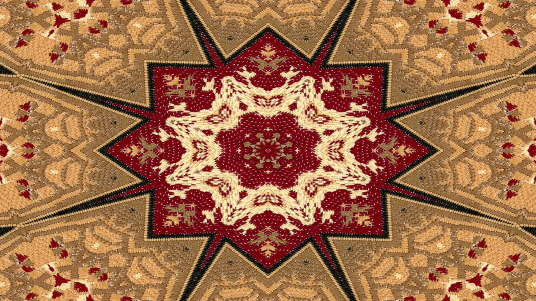 Ethnic Authentic Carpet Kaleidoscope photo