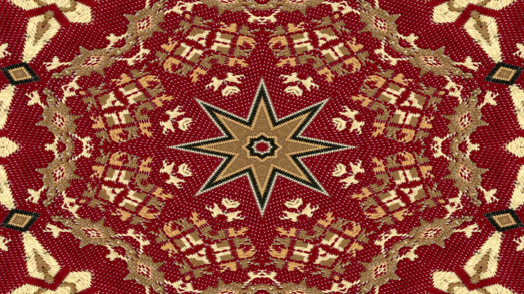 Ethnic Authentic Carpet Kaleidoscope photo