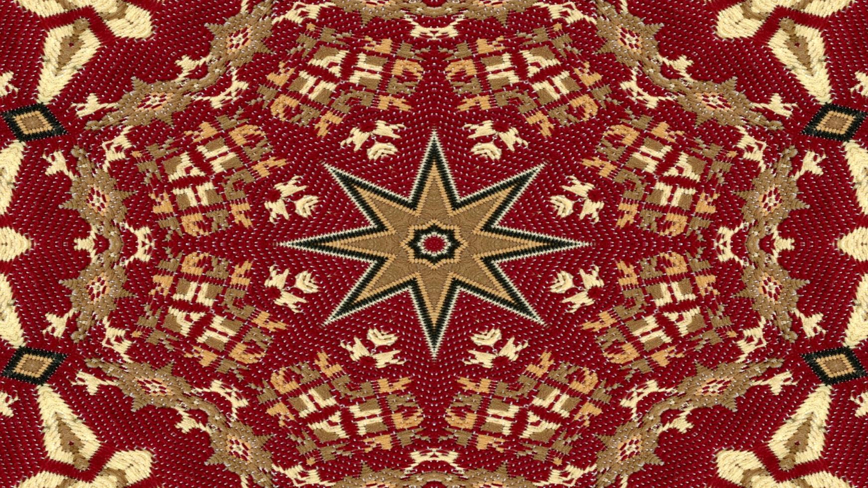 Ethnic Authentic Carpet Kaleidoscope photo