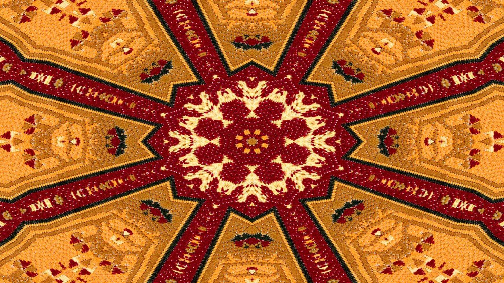 Ethnic Authentic Carpet Kaleidoscope photo