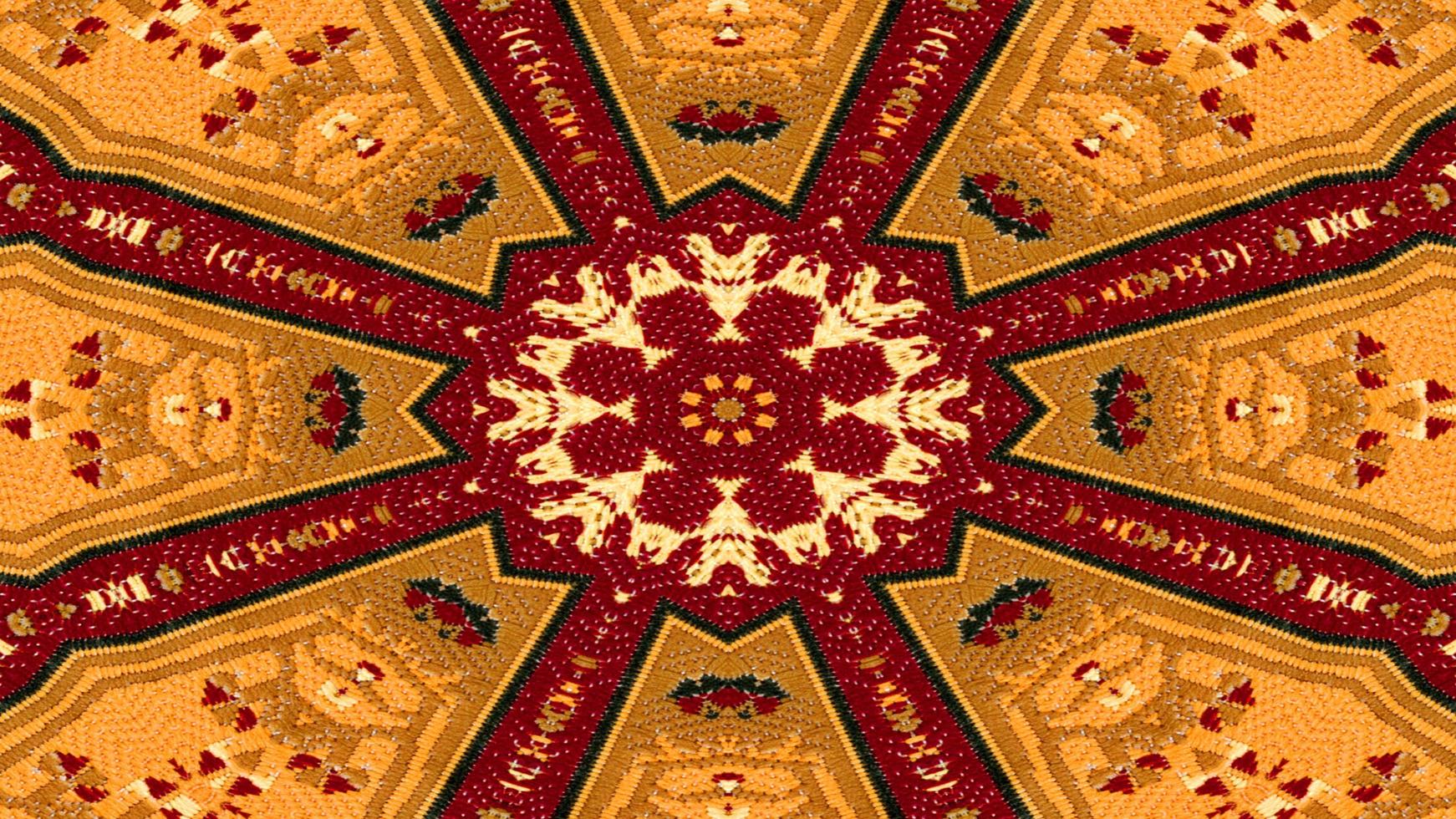 Ethnic Authentic Carpet Kaleidoscope photo