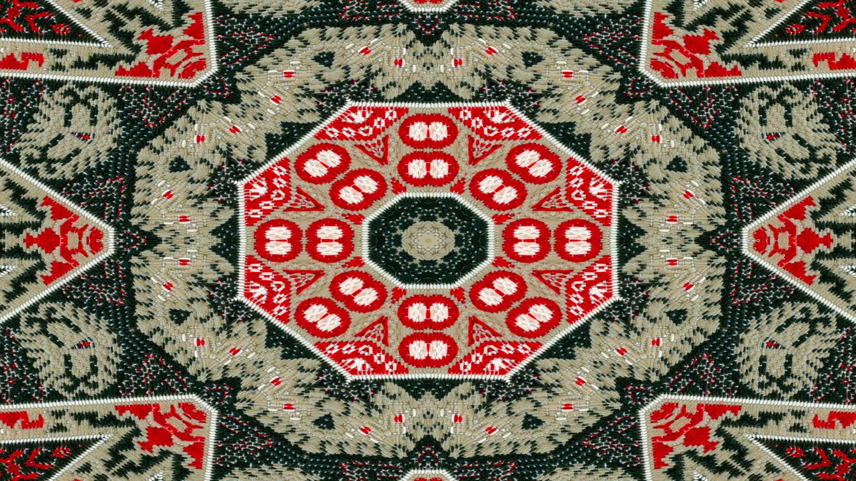 Ethnic Authentic Carpet Kaleidoscope photo