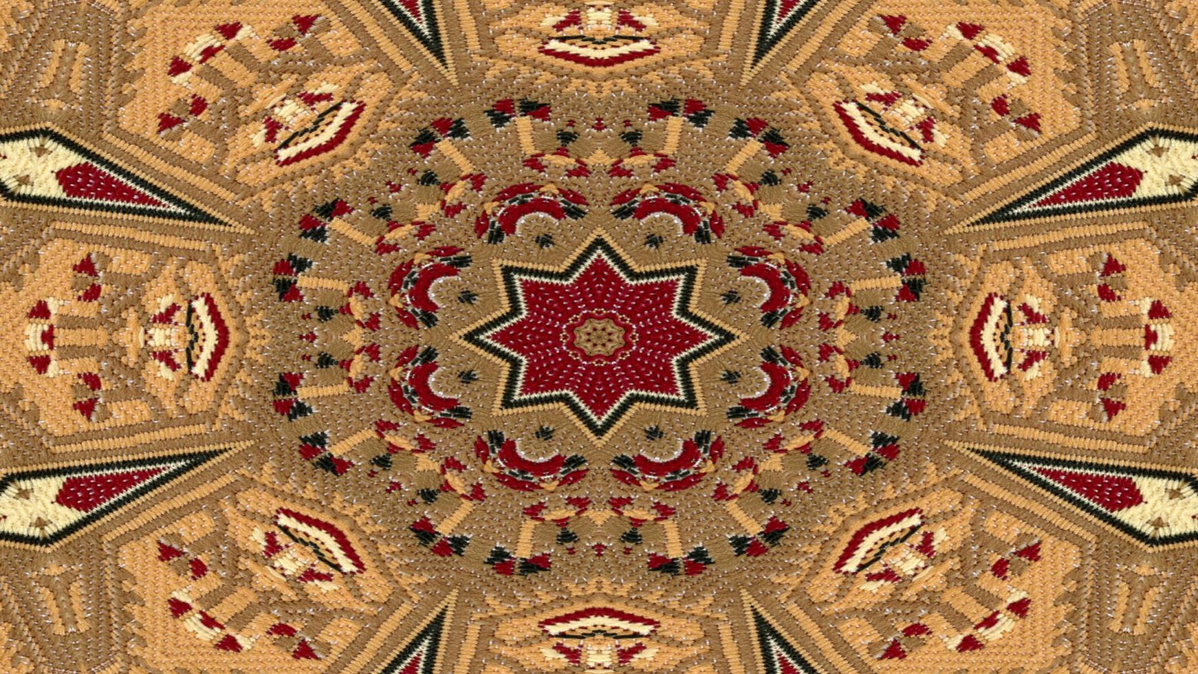 Ethnic Authentic Carpet Kaleidoscope photo