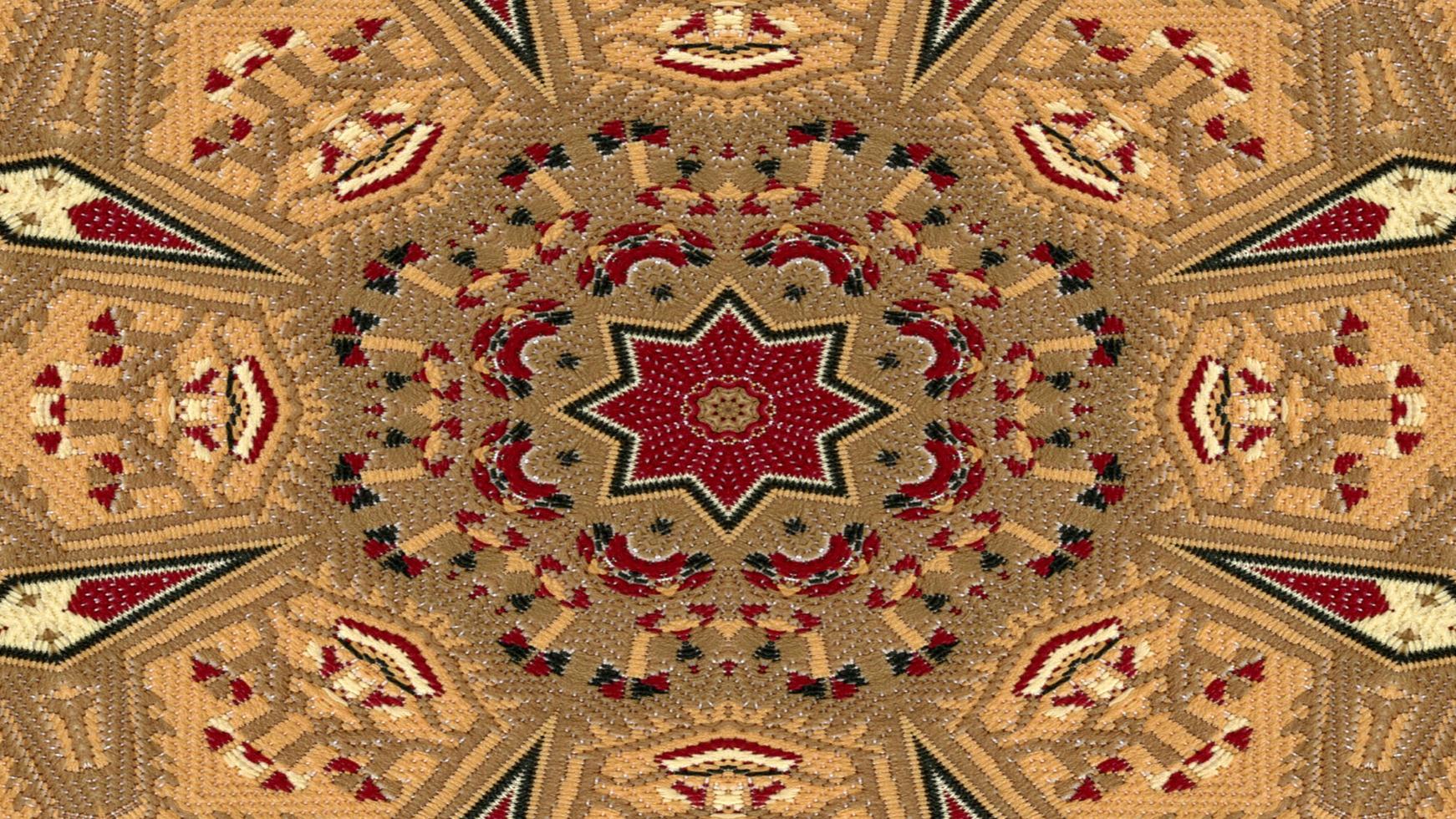 Ethnic Authentic Carpet Kaleidoscope photo