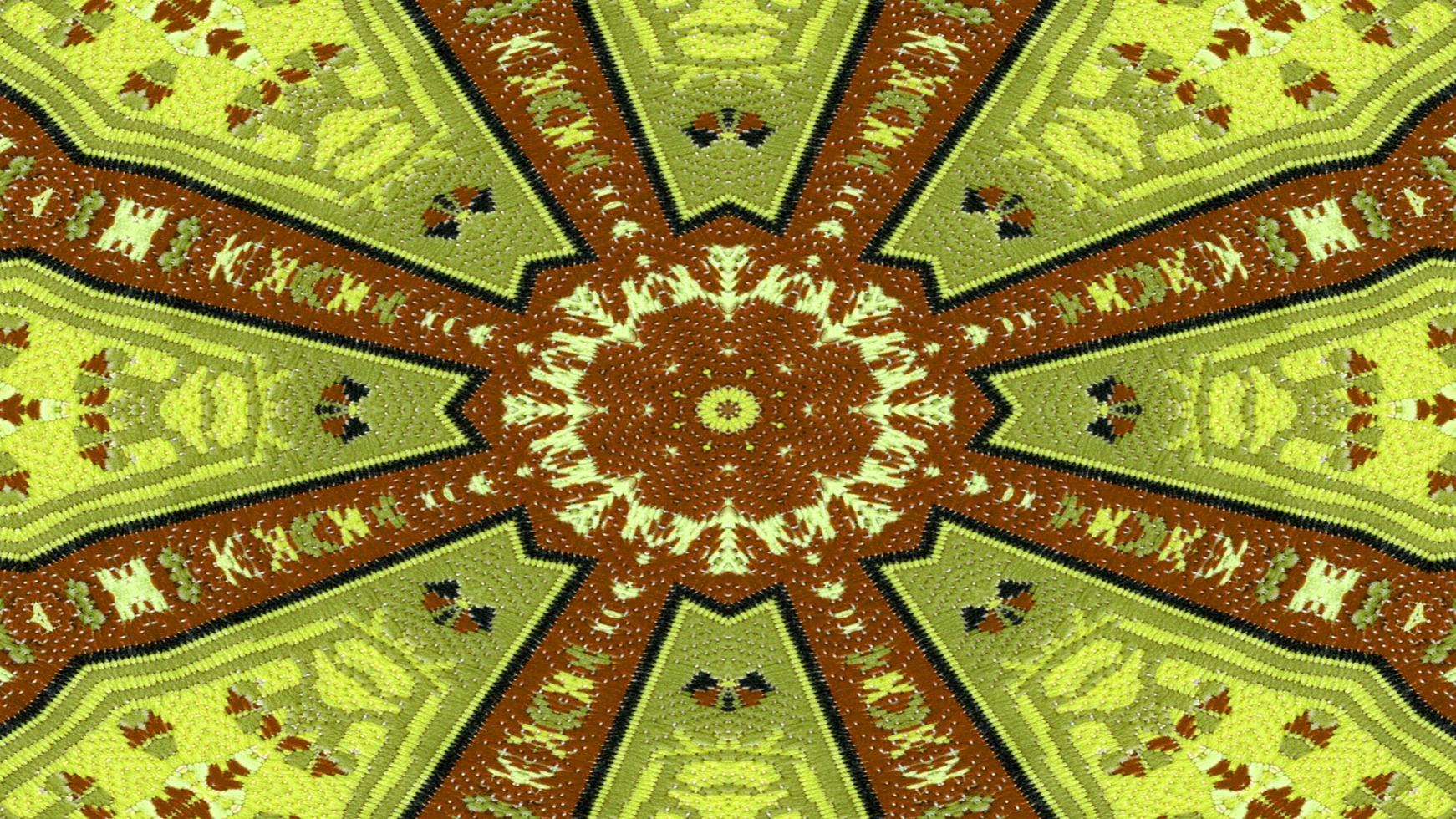 Ethnic Authentic Carpet Kaleidoscope photo