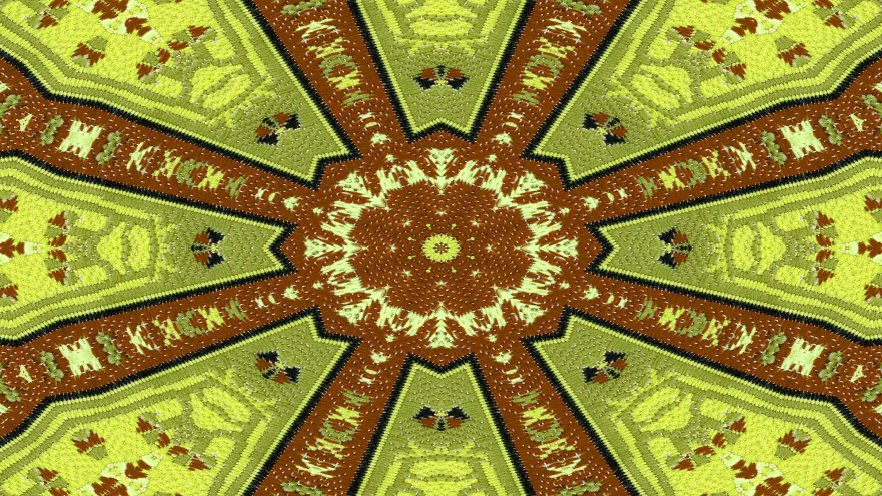 Ethnic Authentic Carpet Kaleidoscope photo